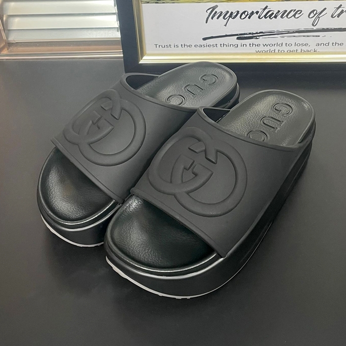 グッチ レディース インターロッキング G スライド サンダルスリッパ -  - gu1068x