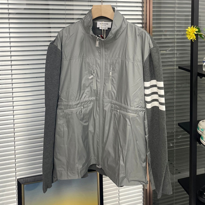 トムブラウン メンズ クラシック グレー ジャケット - Gray - tom0638x