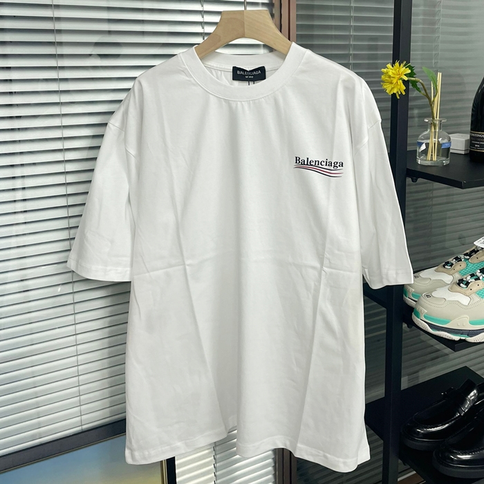 バレンシアガ メンズ ホワイト 半袖Tシャツ -  White  - bac200x