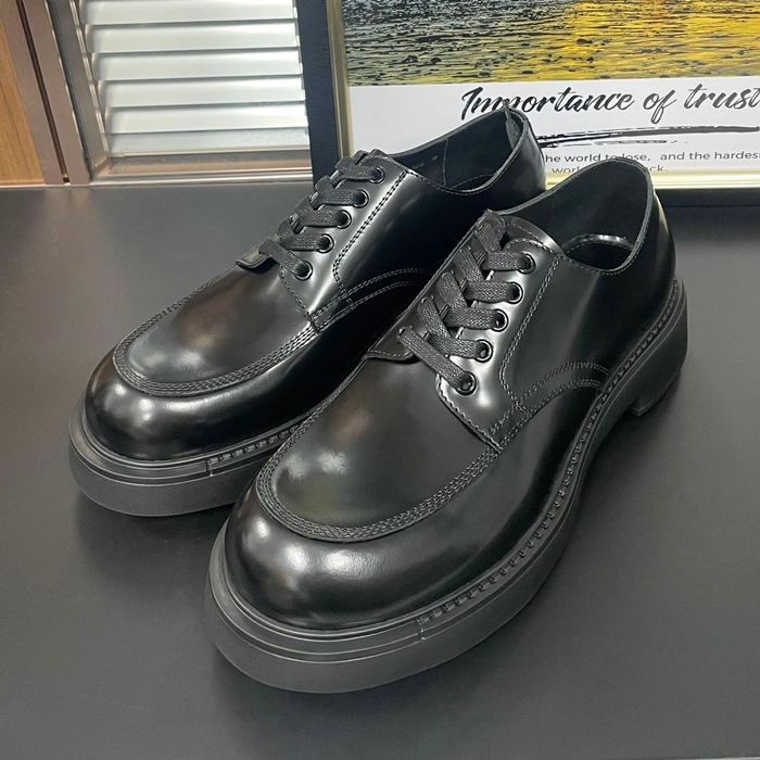 プラダ メンズ ブラック オックスフォード - Oxford - prs120x