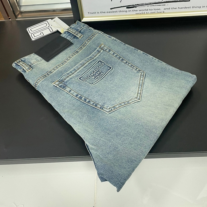 ドルチェ アンド ガッバーナメンズ LOGO ダウン パンツ Dol0251x.ブルー