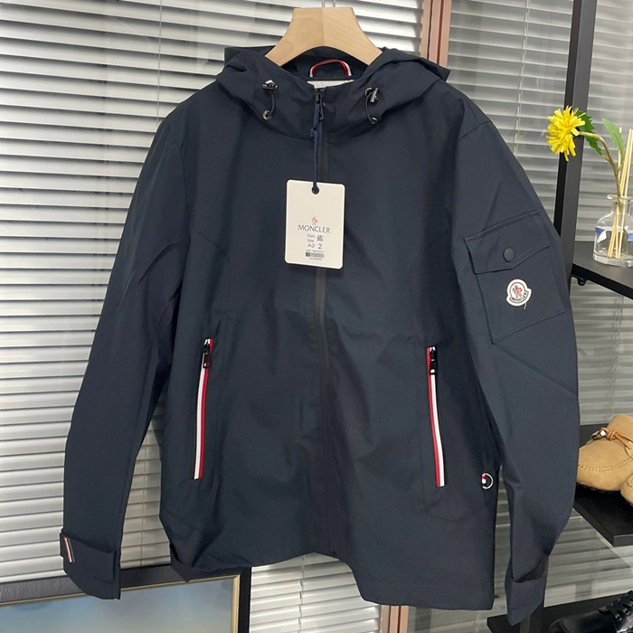 MonclerLogo- モンクレールメンズ LOGO カジュアル ジャケット Moc01845x.Sizeブラック