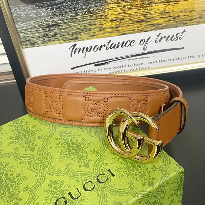 グッチ レディース GG ブラウン ベルト - Brown Belts - gu1112x