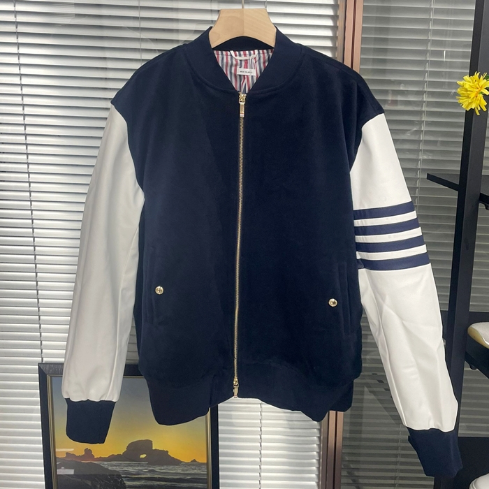 Classic- トムブラウンメンズ クラシック カジュアル ジャケット Thom0994x.ネイビー