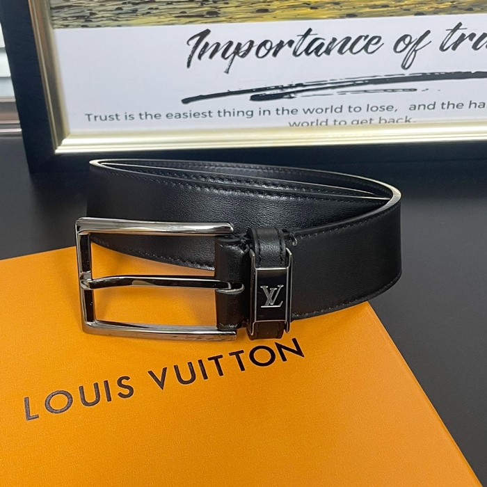 ルイヴィトン メンズ シグネチャー ブラック ベルト -  Belts - lv1543x