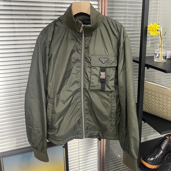 プラダ メンズ カーキ ジャケット - Khaki - pr33x