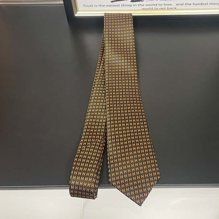 HERMES MENS NECKTIE BLUE - エルメス メンズ ネクタイ HM0002 ネイビー