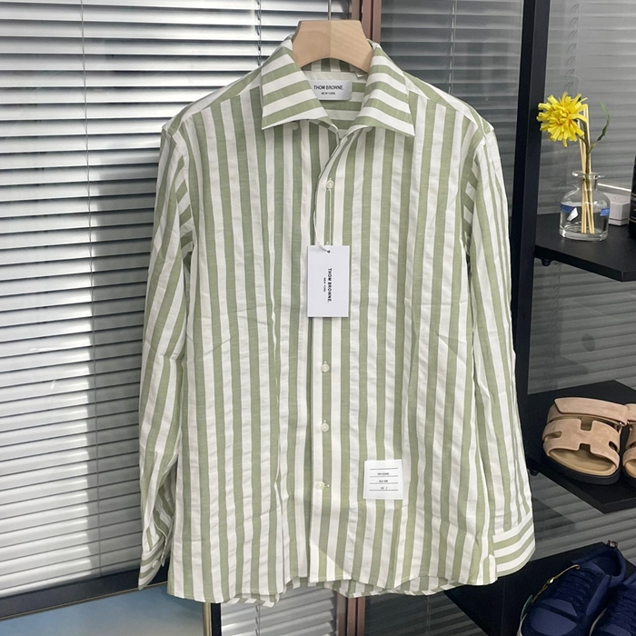 Strap  Gray - トムブラウンメンズ ストラップ シャツ Thom01272x Size(m - 2xl) グレー