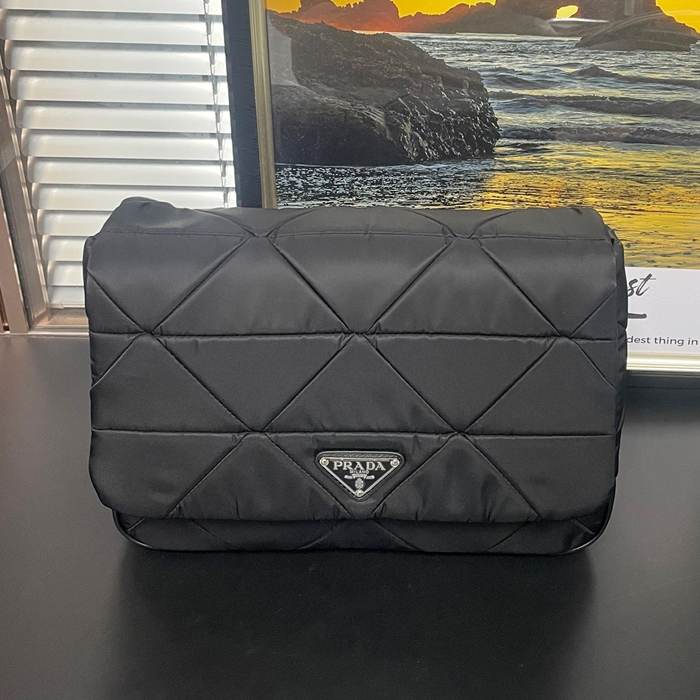 Prada Nylon,28cm,1BD291,PRAB0392 - プラダレディース ナイロン ショルダーバッグ,28cm,ブラック
