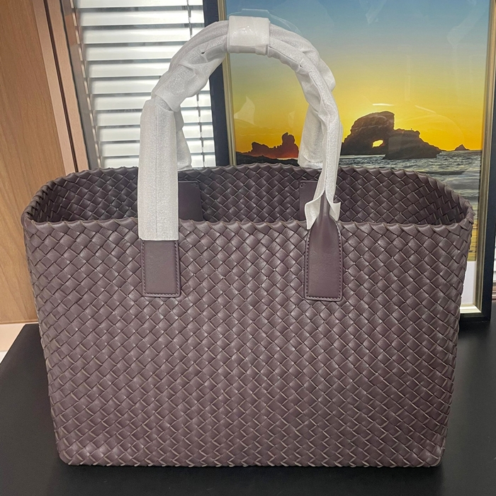 ボッテガヴェネタ レディース オレンジ カバ -  Burgundy Cabat - bvb256x