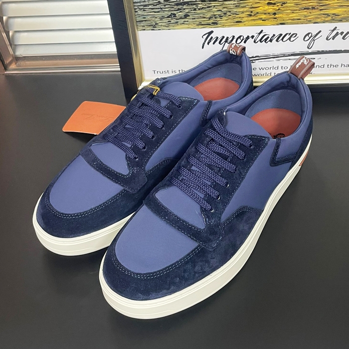 ルルレモン メンズ ネイビー スニーカー -   - sh35x