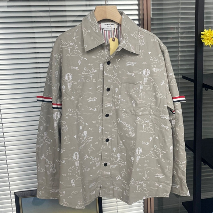 Strap  Green - トムブラウンメンズ ストラップ シャツ Thom01273x Size グリーン