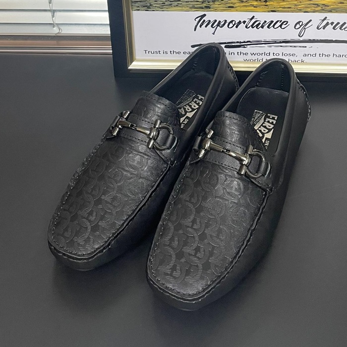   Loafer,FGMS0574 - フェラガモメンズ レザーローファーブラック