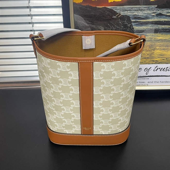 セリーヌ レディース ベージュ バケットバッグ -  - ceb960x