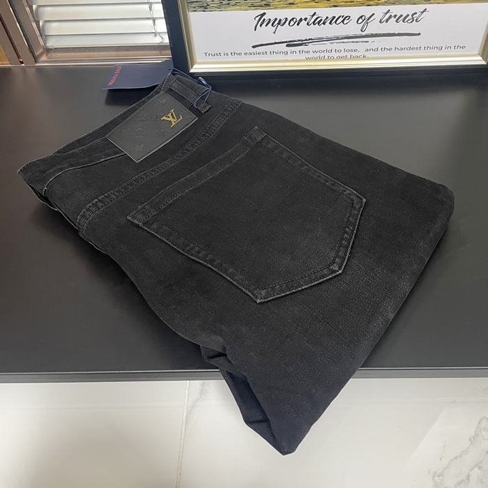 ルイヴィトン メンズ カジュアル ブラック ジーンズ -  - lv72x