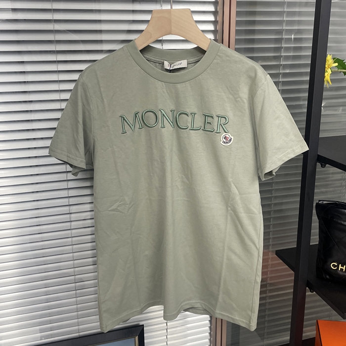 モンクレール レディース グレー 半袖Tシャツ -  Gray  - moc445x