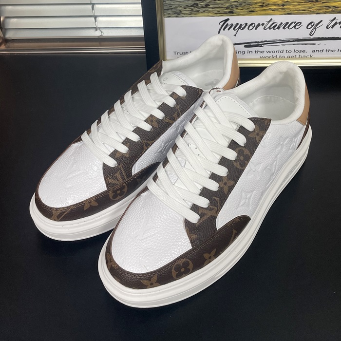 ルイヴィトン メンズ Beverly Hills ブラウン スニーカー - Brown  - lou05206x