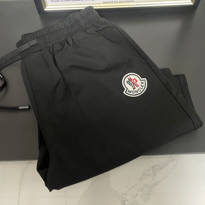 モンクレール メンズ ブラック ハーフパンツ - Monclear Half-pants - moc198x