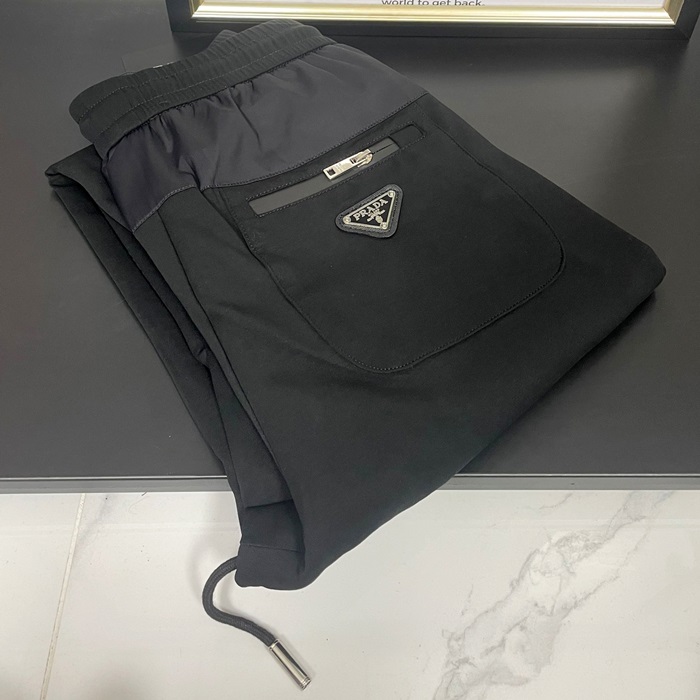 プラダ メンズ カジュアル ブラック パンツ - - pr0983x