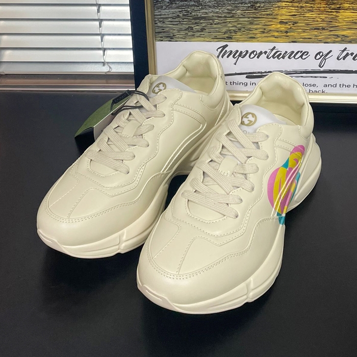 グッチ レディース ライトン ハートスニーカー 692931  - Ivory  - gu1075x