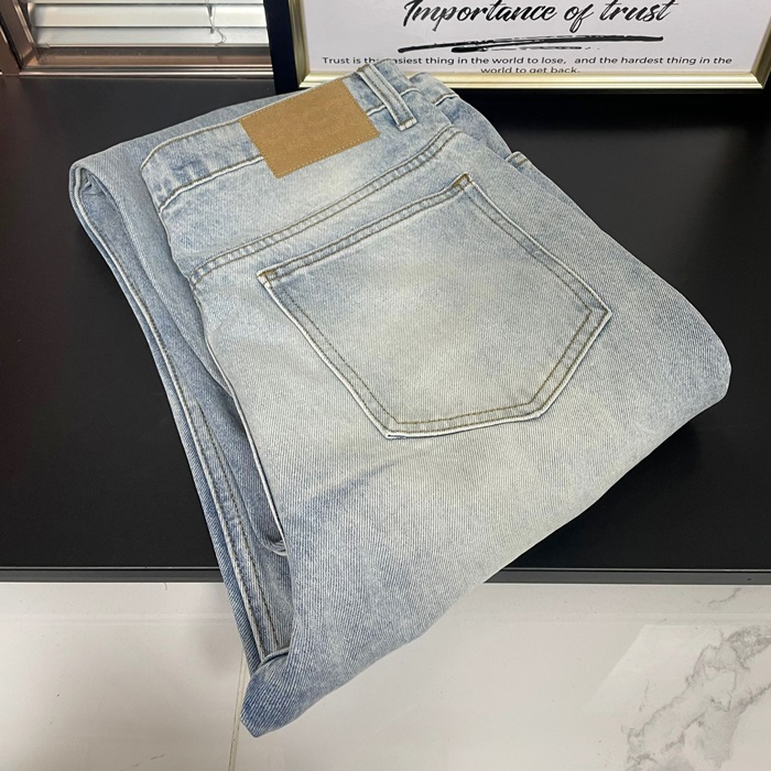 グッチ メンズ ブルー ジーンズ - - guc486x