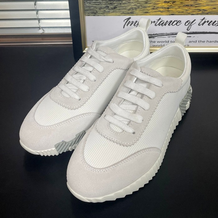 エルメス ユニセックス バウンシング スニーカー  - White  - he316x