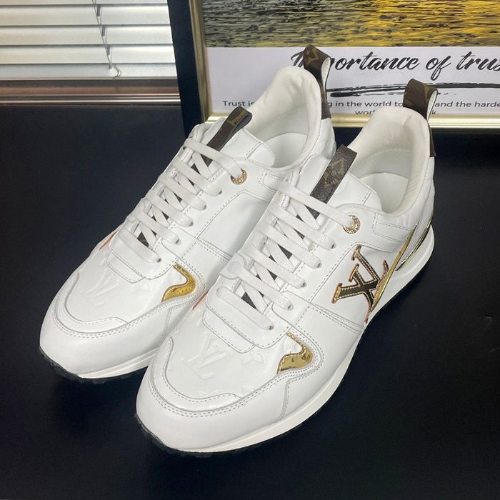 ルイヴィトン メンズ ランアウェイ スニーカー  -  White  - lv1952x