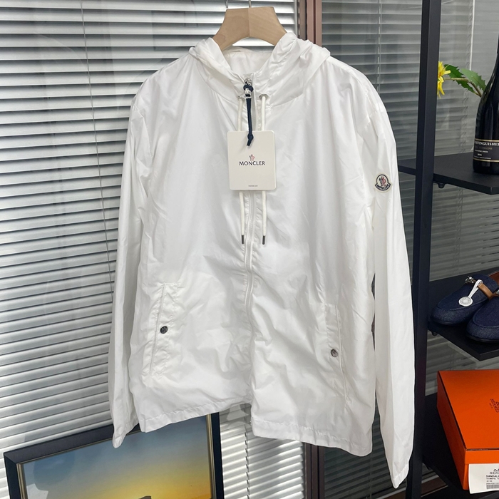 モンクレール メンズ ホワイト ジャケット - White - moc472x