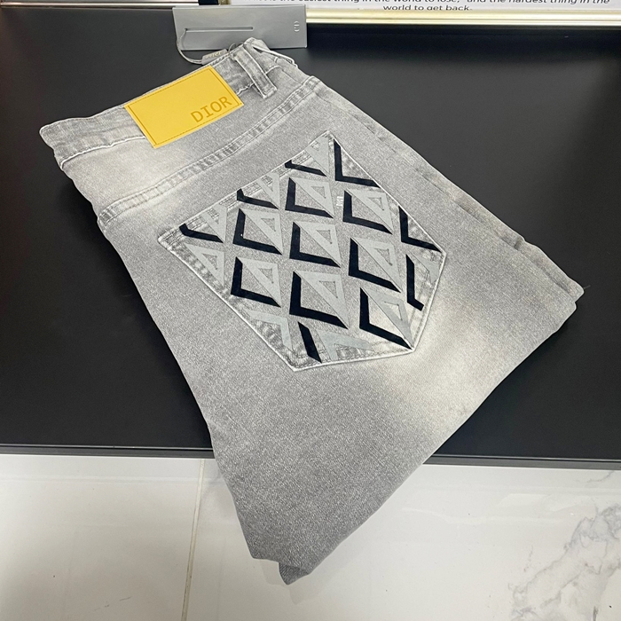 ディオール メンズ グレー ジーンズ -  Gray - di720x