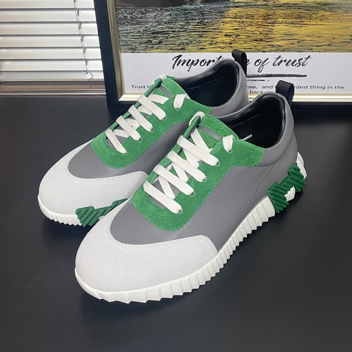 エルメス ユニセックス バウンシング スニーカー  - Gray  - he321x