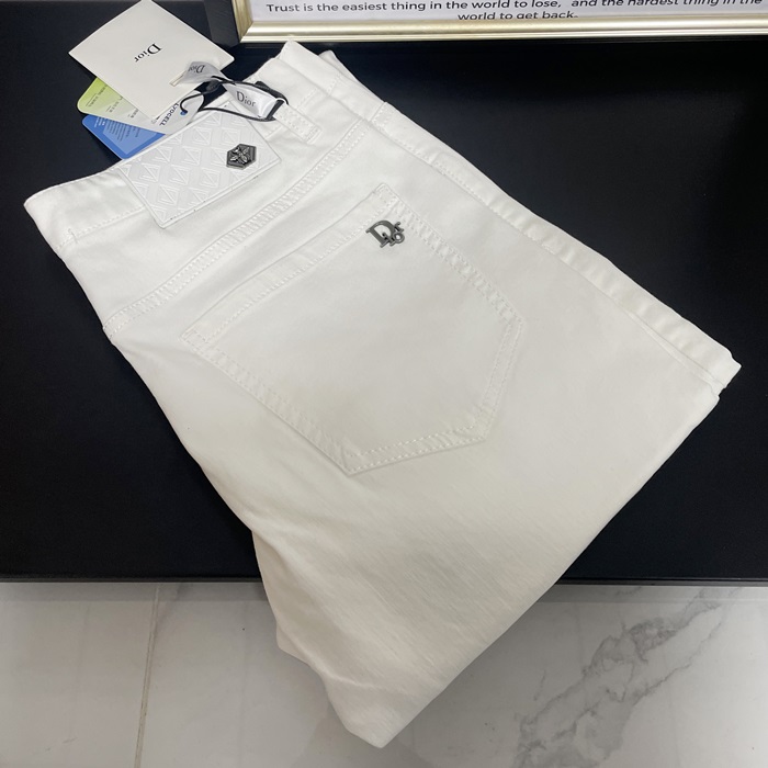 ディオールメンズ LOGO クラシック デニム ジーンズ Dio0900x.ホワイト