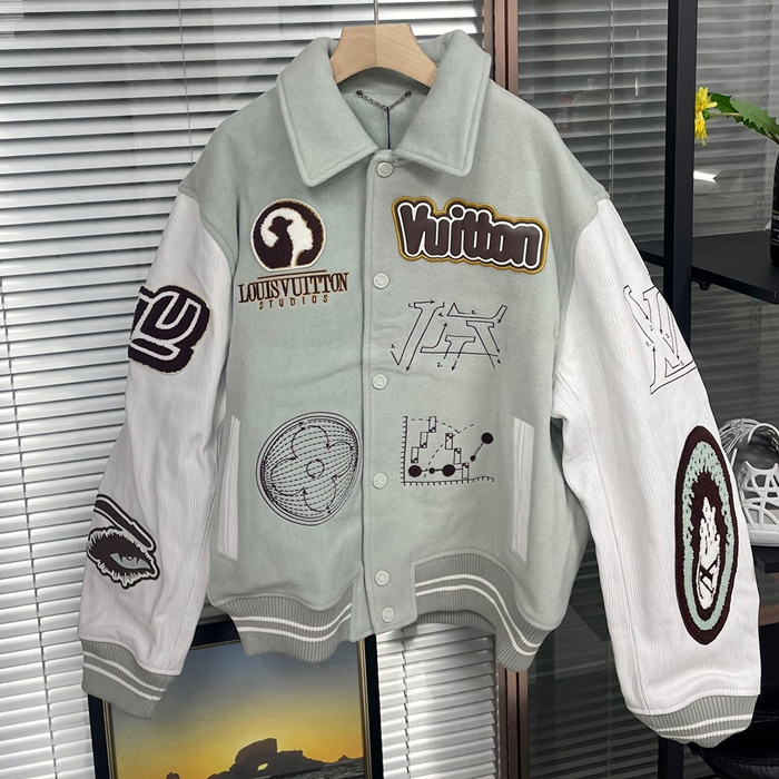 ルイヴィトン メンズ モダン グレー ジャケット -  Gray - lv2092x