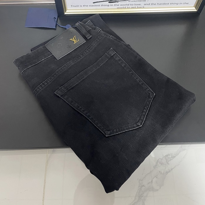ルイヴィトン メンズ カジュアル ブラック ジーンズ -  - lv72x
