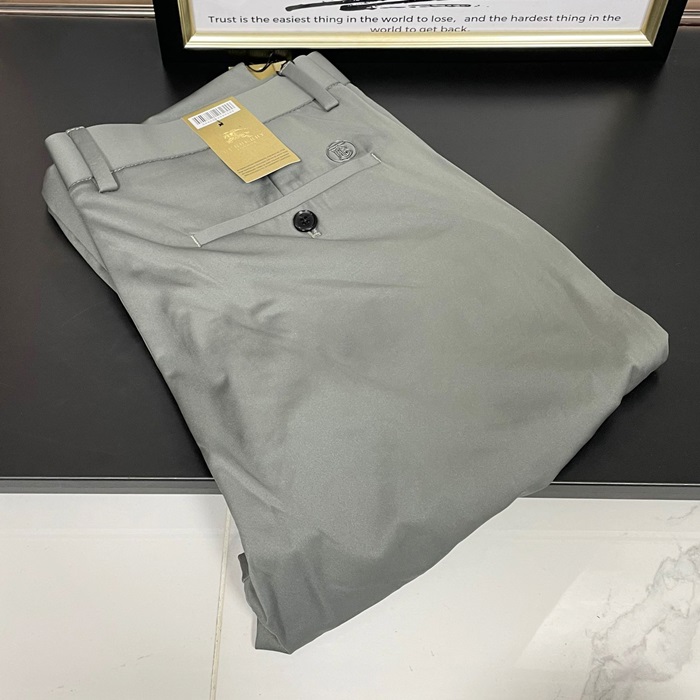 Burberry - バーバリーメンズ ビジネス クラシック パンツ Bur03130x.ブラック/ネイビー/グレー