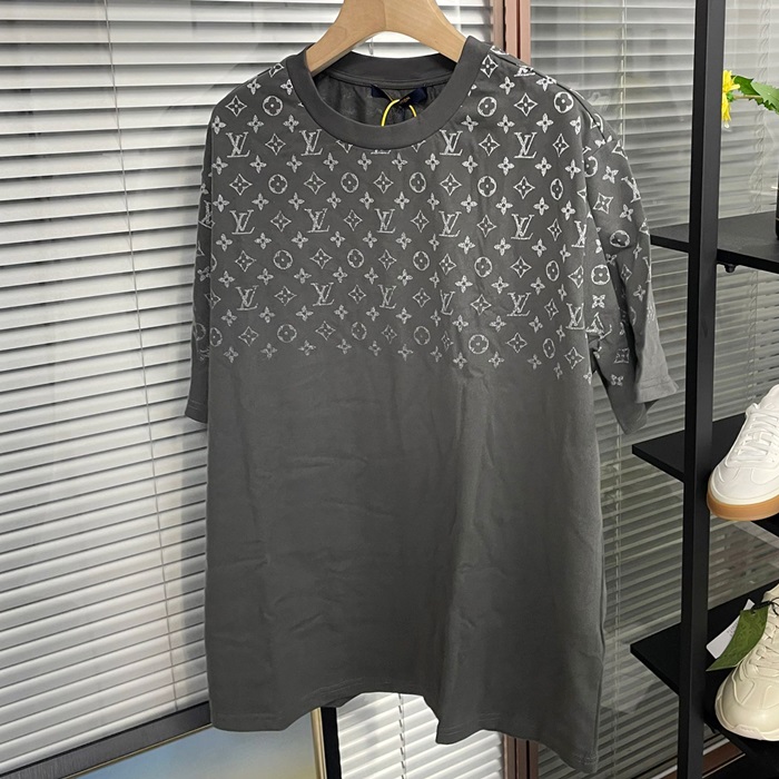 ルイヴィトン メンズ グレー 半袖Tシャツ -  Gray  - lvc243x
