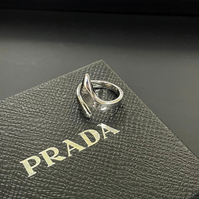 プラダ ユニセックス ゴールド リング - PradaGold  - acc1048x