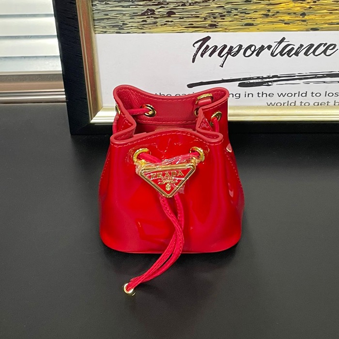 プラダ レディース ミニ チェーン バッグ -  Red  - prb905x