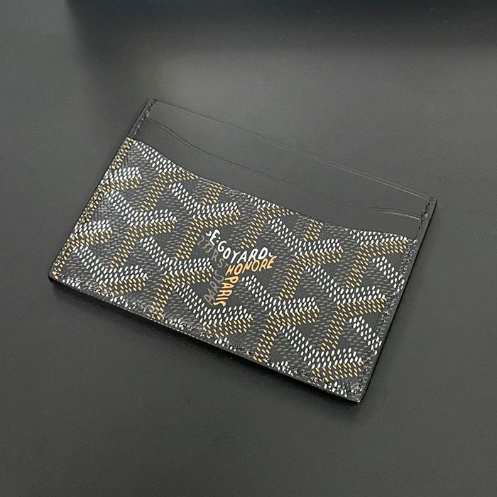 ゴヤール ユニセックス ブラック サンシュルピス カードホルダー - Saint Sulpice  - gow104x