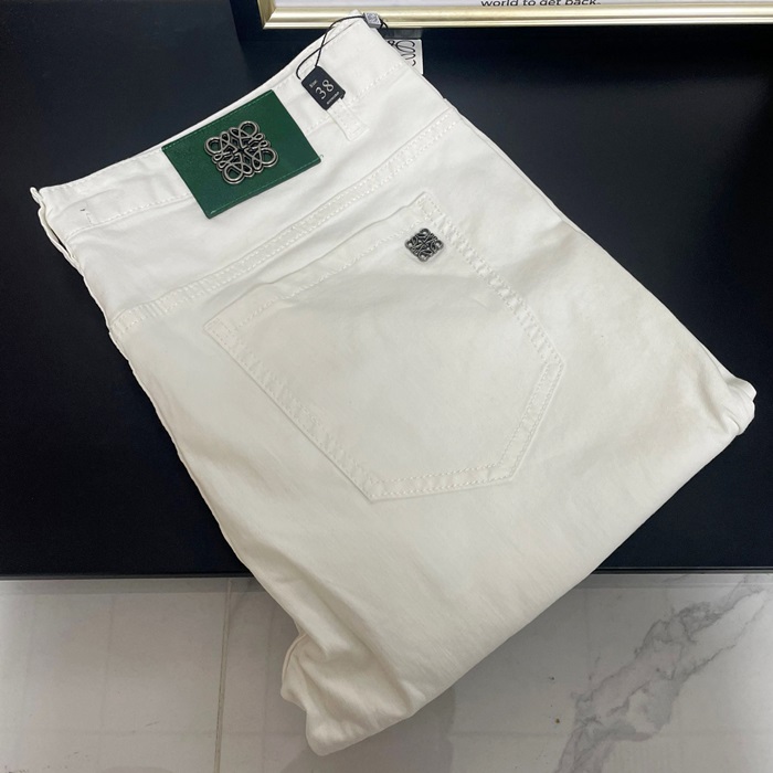 ロエベメンズ LOGO デニム パンツ Loe0229x.ホワイト