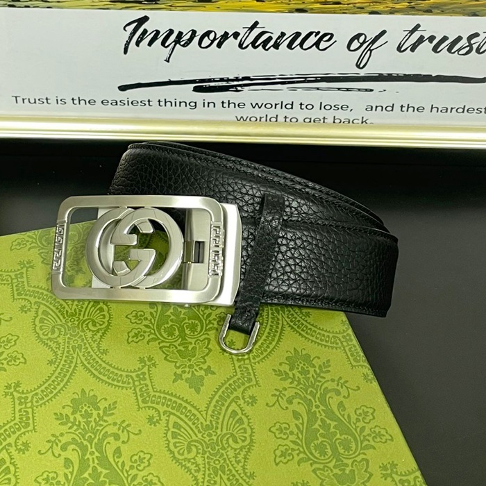  Belt,3.5cm,GUBT0187 - グッチメンズレザーベルト,3.5cm,ブラック