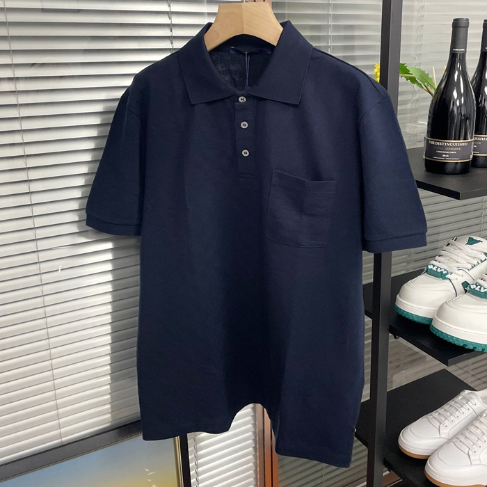 ルイヴィトン メンズ ネイビー 半袖Tシャツ -   - lvc886x