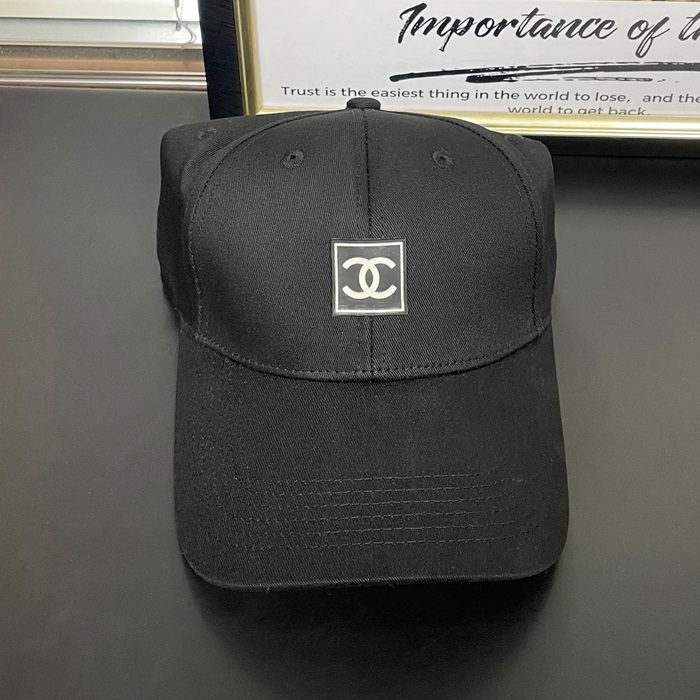  Denim シャネルユニセックス デニム 帽子 CHAM0171, ブラック