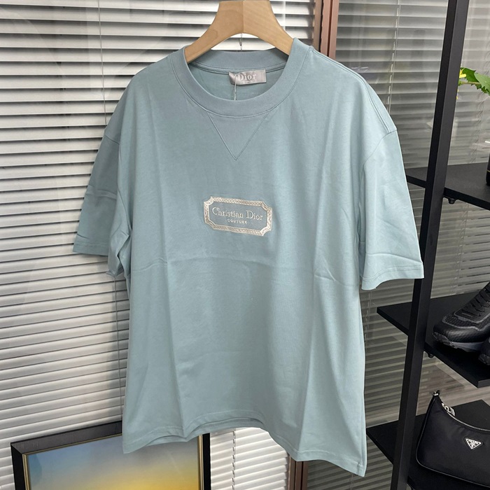 ディオール メンズ ブルー 半袖Tシャツ -dic573x
