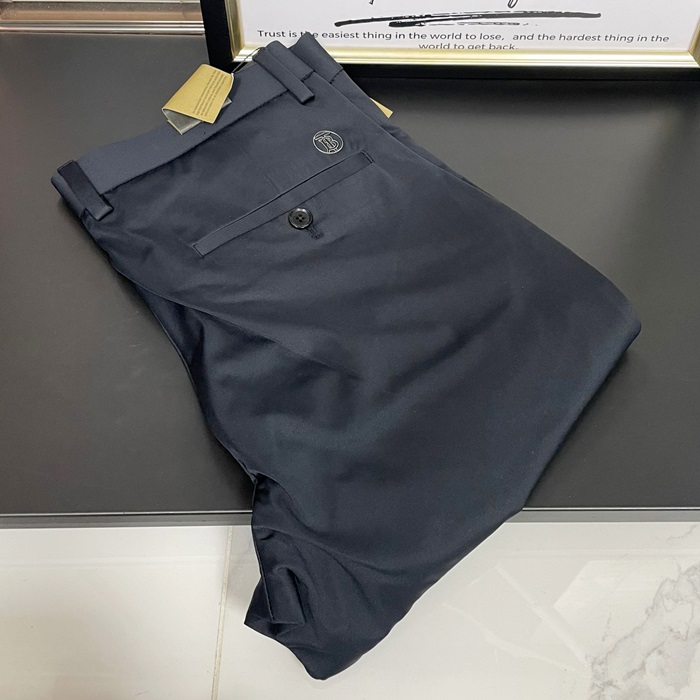 Burberry - バーバリーメンズ ビジネス クラシック パンツ Bur03130x.ブラック/ネイビー/グレー