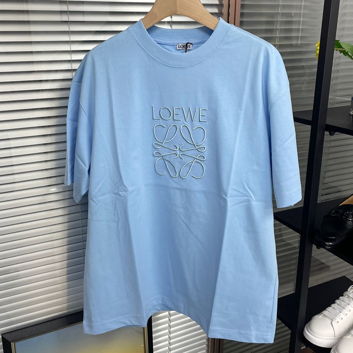 ロエベ ユニセックス ブルー 半袖Tシャツ - Short sleeved  - loe787x