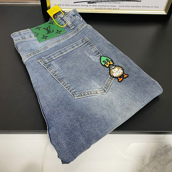 ルイヴィトン メンズ ブルー ジーンズ -   - lv774x