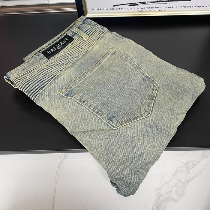 BALMAINFW MENS PANTS - バルマン メンズ  デニムパンツ BAM0040