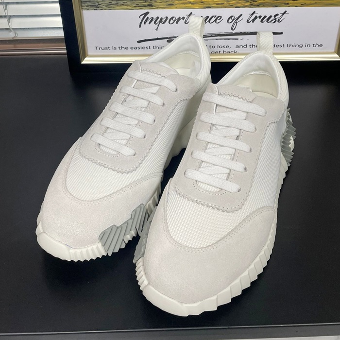 エルメス ユニセックス バウンシング スニーカー  - White  - he316x