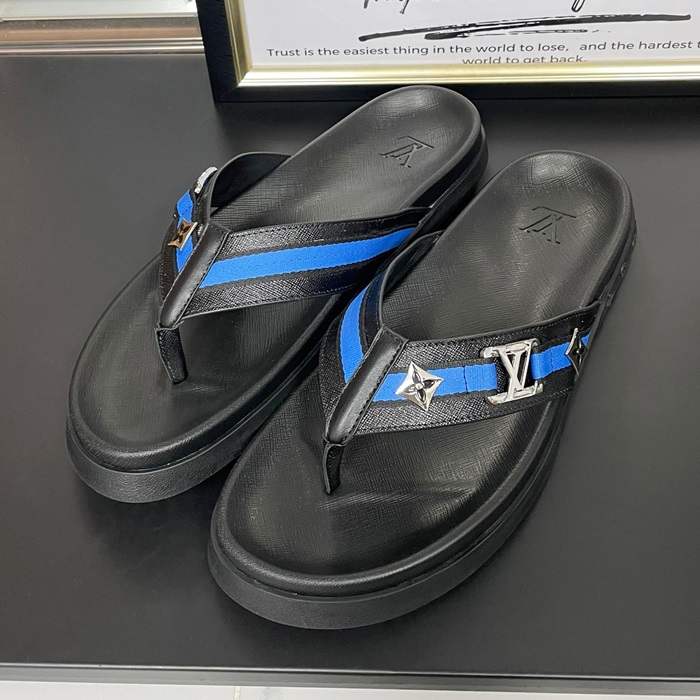 ルイヴィトン メンズ ブルー スリッパ -lv992x