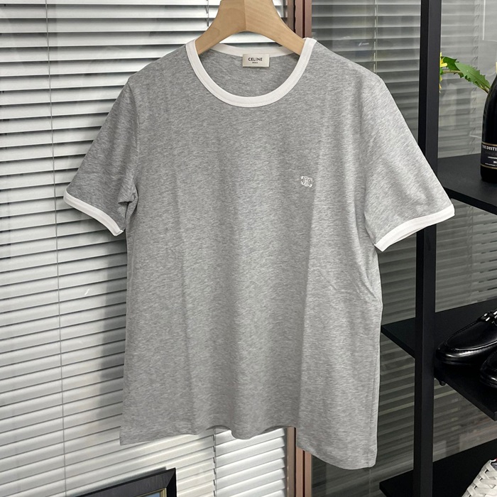 セリーヌ レディース グレー 半袖Tシャツ -  Gray  - cec887x
